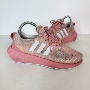 Adidas Swift Run 22 Sneakers Shoes Mauve Cloud White GS GZ1556 Womens 5.5